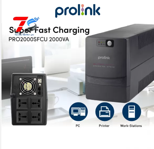 Bộ lưu điện UPS Prolink PRO2000SFCU (2000VA/1200W)